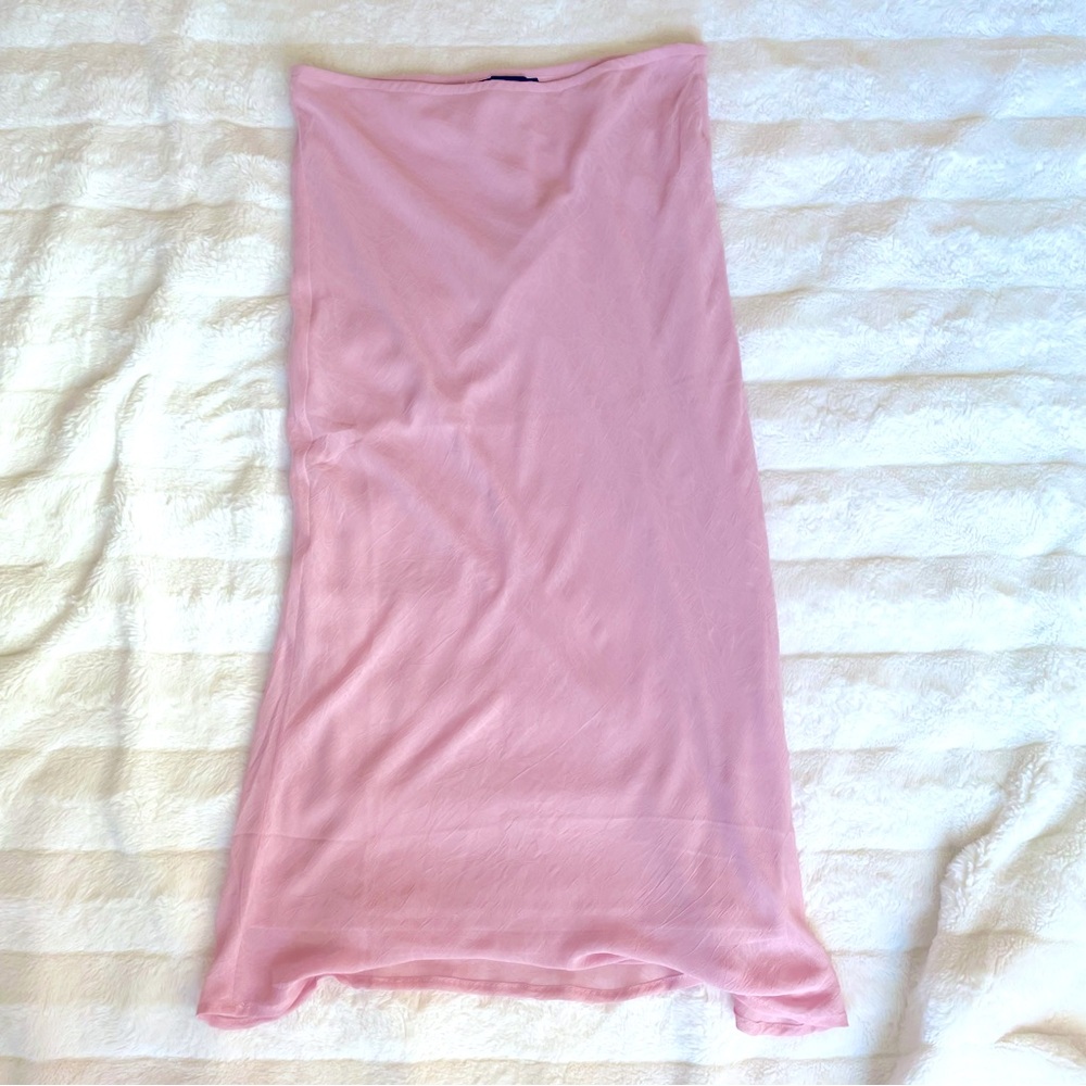 Pink Maxi Skirt